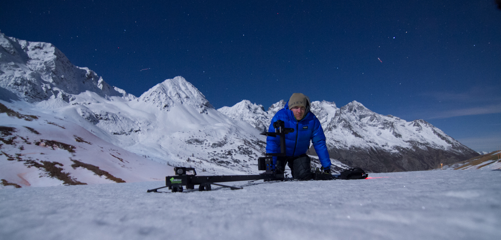 Tournage au col du Lautaret, hautes alpes - Fred Contat